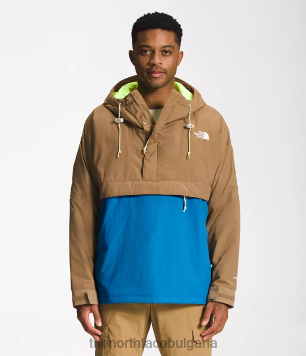 облекло The North Face 78 low-fi hi-tek windjammer полезно кафяво/супер звуково синьо мъже 40DF0702