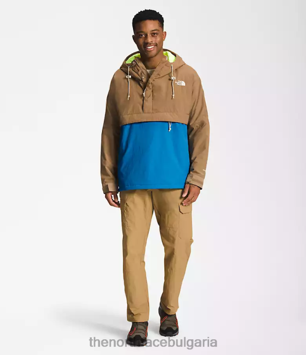 облекло The North Face 78 low-fi hi-tek windjammer полезно кафяво/супер звуково синьо мъже 40DF0702