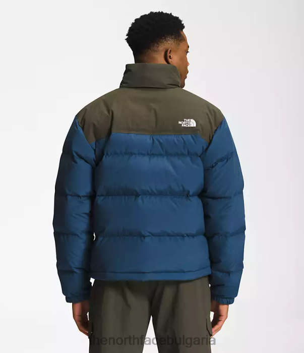 облекло The North Face 92 low-fi hi-tek nuptse сенчесто синьо/ново тъмнозелено мъже 40DF0826