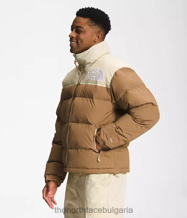 облекло The North Face 92 low-fi hi-tek nuptse полезност кафяво/чакъл мъже 40DF0827