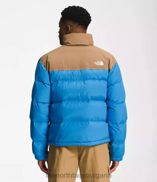 облекло The North Face 92 low-fi hi-tek nuptse супер звуково синьо/полезно кафяво мъже 40DF0828