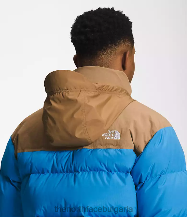 облекло The North Face 92 low-fi hi-tek nuptse супер звуково синьо/полезно кафяво мъже 40DF0828
