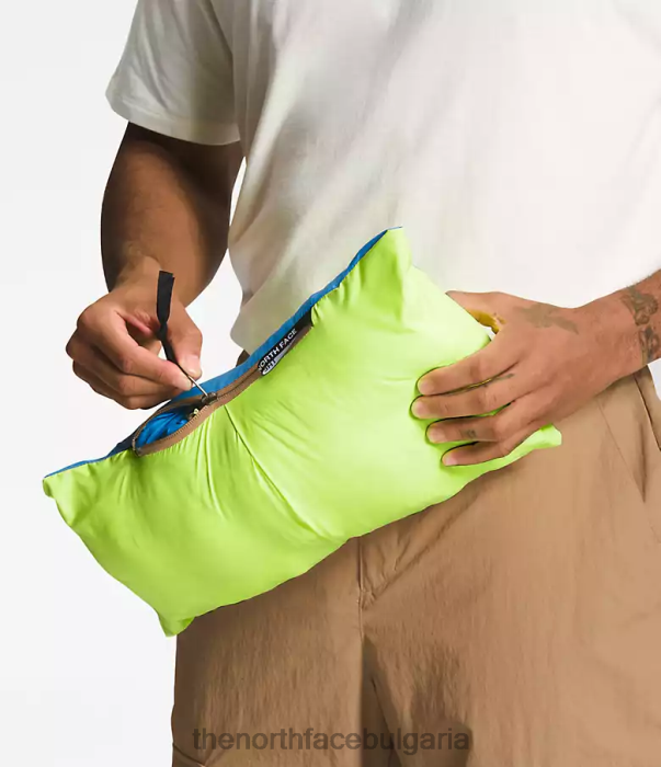 облекло The North Face 92 low-fi hi-tek nuptse супер звуково синьо/полезно кафяво мъже 40DF0828