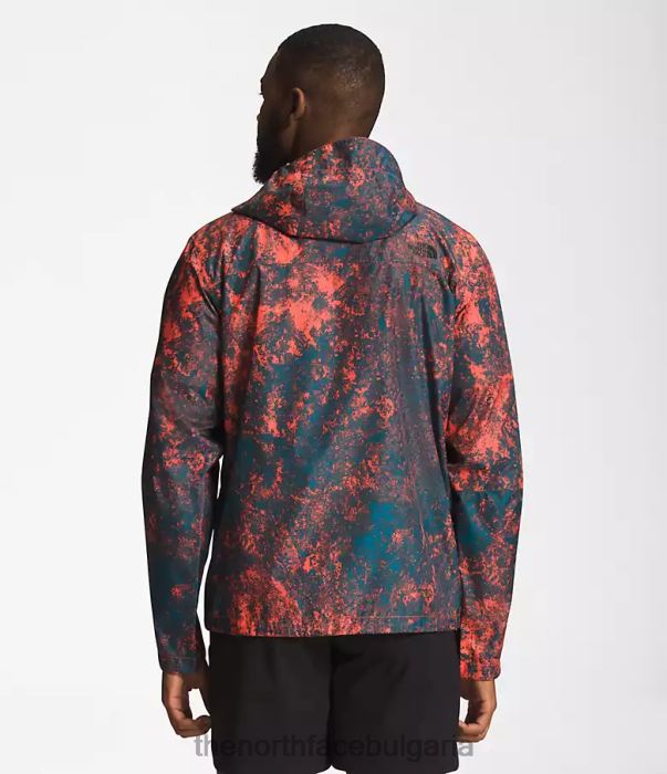 облекло The North Face яке alta vista ретро оранжев хипер рок печат мъже 40DF01252