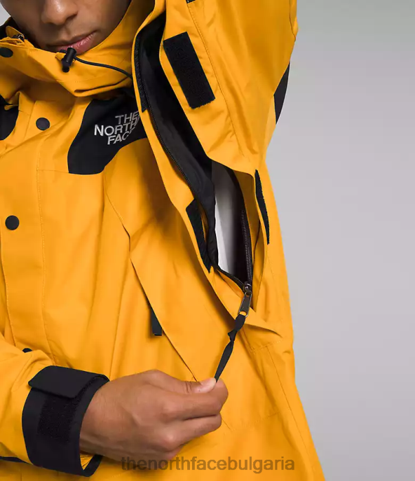 облекло The North Face gtx планинско яке summit gold/tnf black мъже 40DF0544