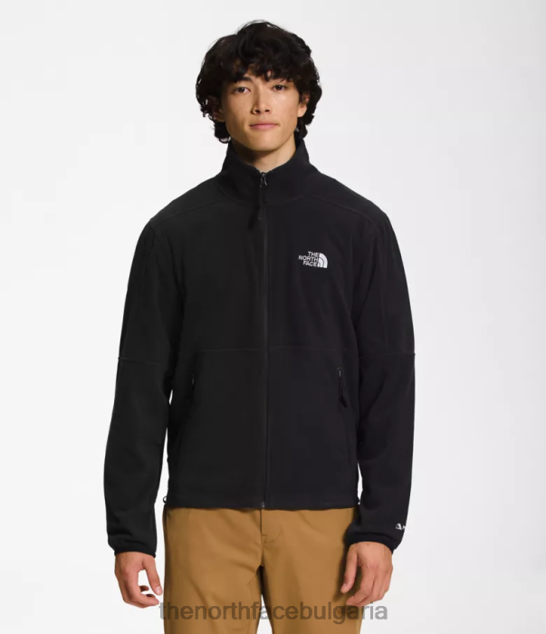облекло The North Face tnf polartec 100 пълен цип tnf черно мъже 40DF0485