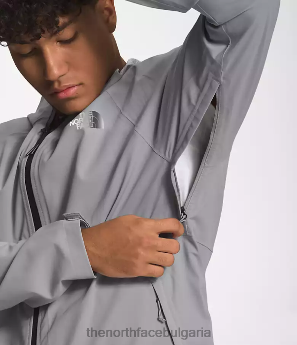 облекло The North Face еластично яке valle vista смесено сиво мъже 40DF0871