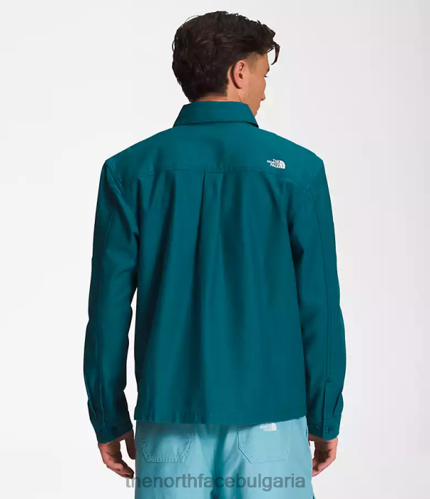 облекло The North Face valley shacket син корал мъже 40DF011