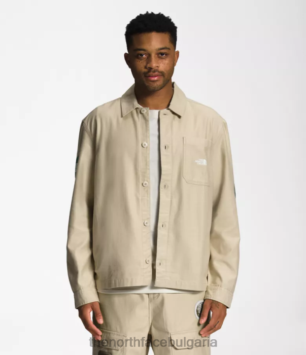 облекло The North Face valley shacket чакъл мъже 40DF012