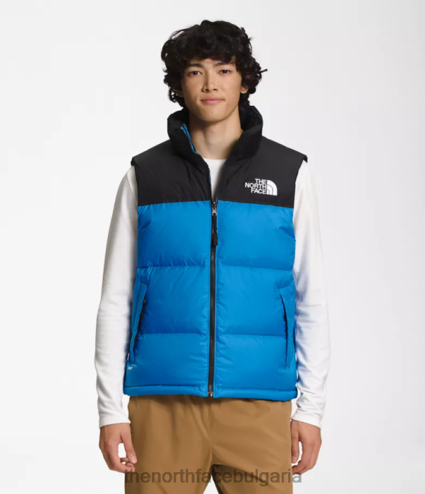 облекло The North Face 1996 ретро nuptse жилетка супер звуково синьо мъже 40DF0289