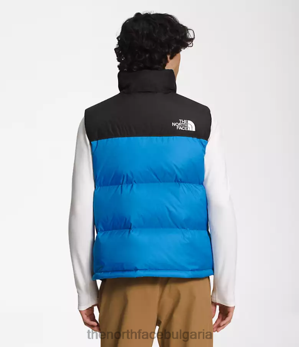 облекло The North Face 1996 ретро nuptse жилетка супер звуково синьо мъже 40DF0289