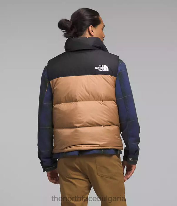 облекло The North Face 1996 ретро nuptse жилетка бадемово масло мъже 40DF0291