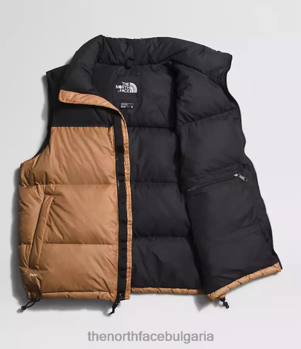 облекло The North Face 1996 ретро nuptse жилетка бадемово масло мъже 40DF0291