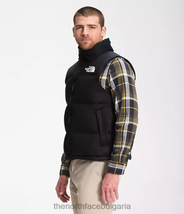 облекло The North Face 1996 ретро nuptse жилетка рециклиран tnf черен мъже 40DF0288