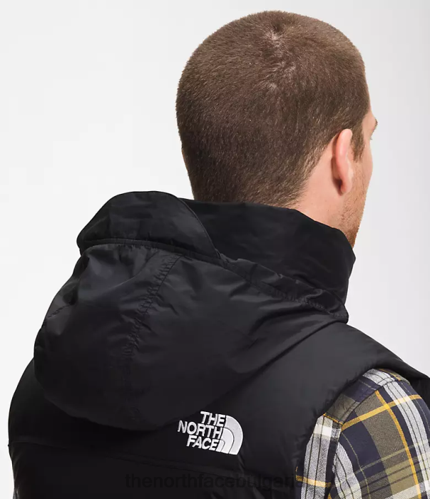 облекло The North Face 1996 ретро nuptse жилетка рециклиран tnf черен мъже 40DF0288