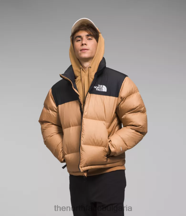 облекло The North Face 1996 ретро яке nuptse бадемово масло/tnf черен мъже 40DF0471