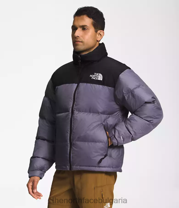облекло The North Face 1996 ретро яке nuptse лунен шисти/tnf черен мъже 40DF0474