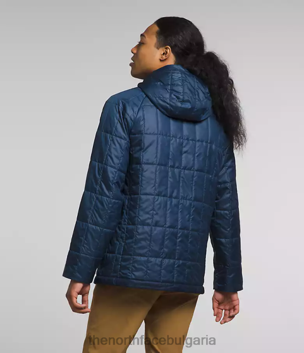 облекло The North Face пуловер с циркалофт сенчесто синьо/морско синьо на върха мъже 40DF0769