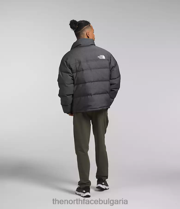 облекло The North Face 92 двустранно яке nuptse tnf черен деним мъже 40DF01204