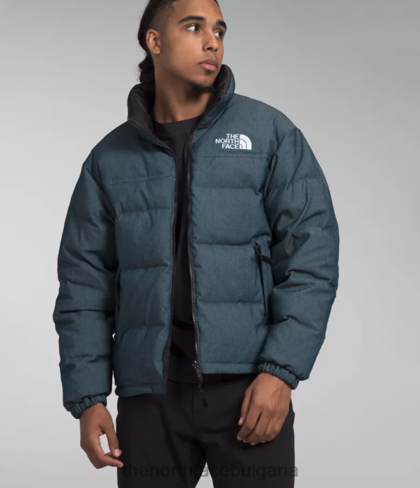 облекло The North Face 92 двустранно яке nuptse деним синьо/tnf черно мъже 40DF01205