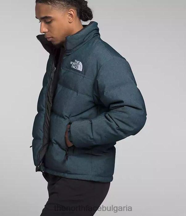 облекло The North Face 92 двустранно яке nuptse деним синьо/tnf черно мъже 40DF01205