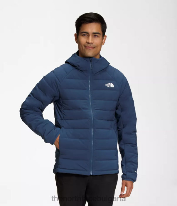 облекло The North Face разтегателна качулка belleview сенчесто синьо мъже 40DF0919