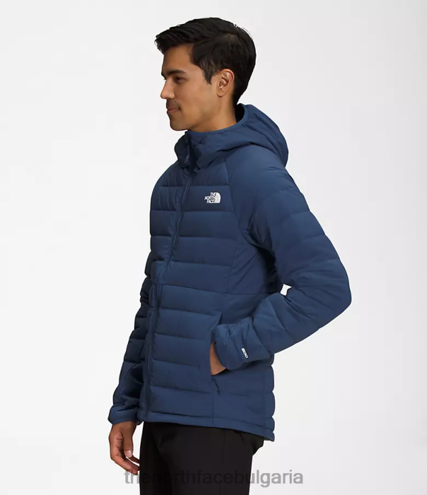 облекло The North Face разтегателна качулка belleview сенчесто синьо мъже 40DF0919