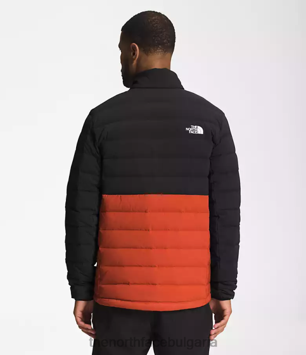 облекло The North Face еластично пухено яке belleview tnf черен/ръждясал бронз мъже 40DF0649