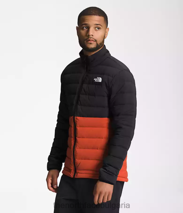 облекло The North Face еластично пухено яке belleview tnf черен/ръждясал бронз мъже 40DF0649