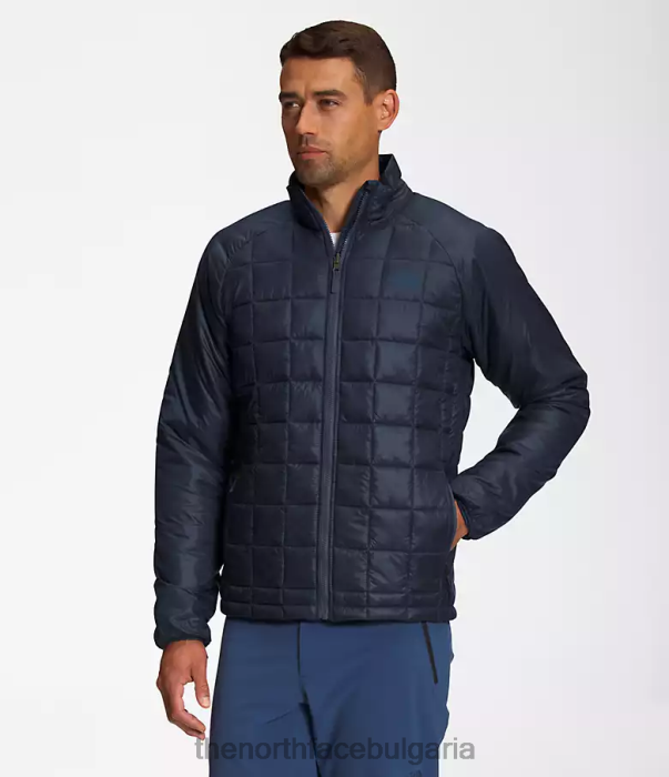 облекло The North Face thermoball еко триклиматично яке сенчесто синьо/морско синьо на върха мъже 40DF0477