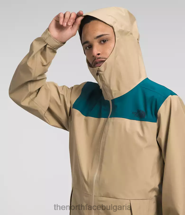 облекло The North Face сухо яке от бъдещето син корал/каки камък мъже 40DF01117