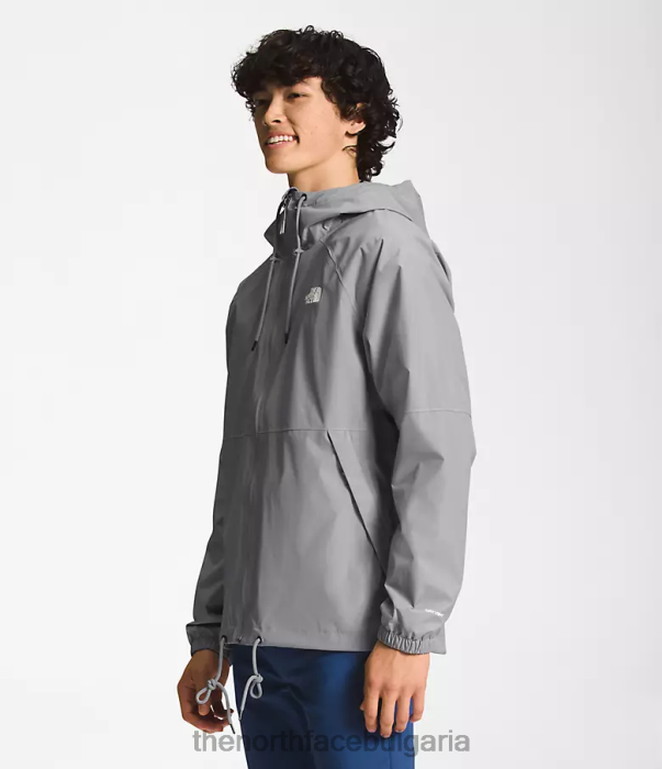облекло The North Face антора качулка за дъжд смесено сиво мъже 40DF01194