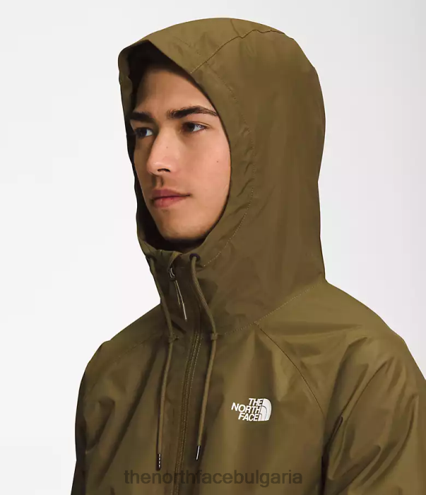 облекло The North Face антора качулка за дъжд военна маслина мъже 40DF01197