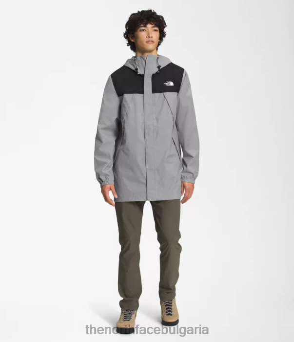 облекло The North Face антора парка черно/мелд сиво мъже 40DF0539