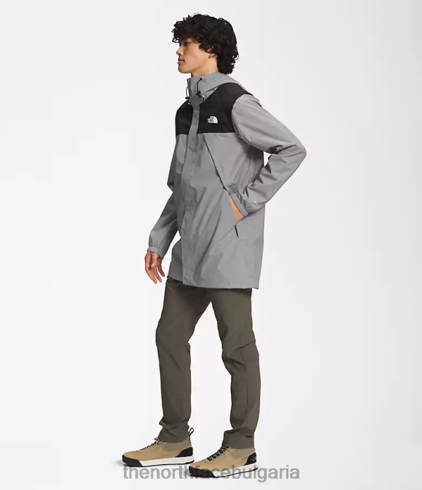 облекло The North Face антора парка черно/мелд сиво мъже 40DF0539