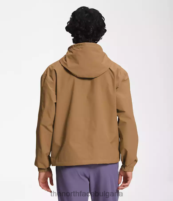 облекло The North Face m66 полезно яке за дъжд полезно кафяво мъже 40DF0297