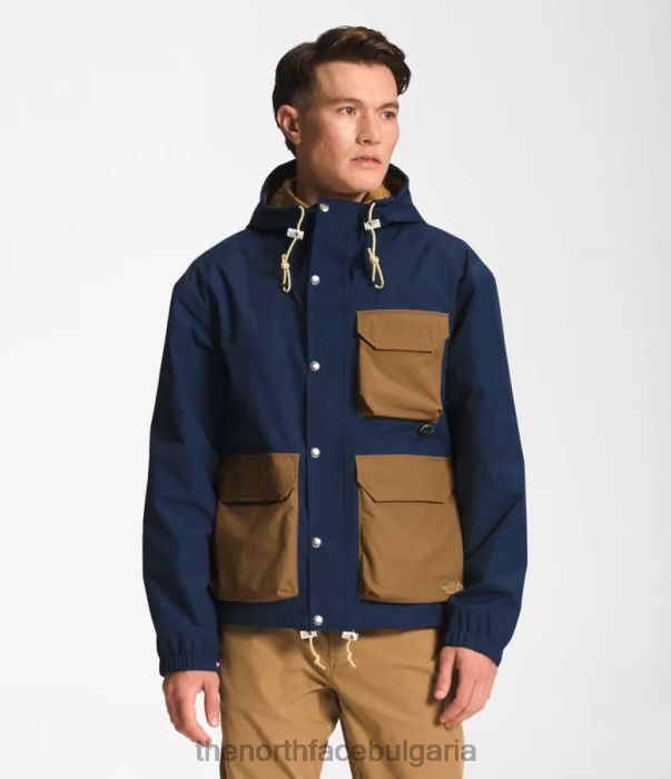 облекло The North Face m66 полезно яке за дъжд summit синьо/утилити кафяво мъже 40DF0294