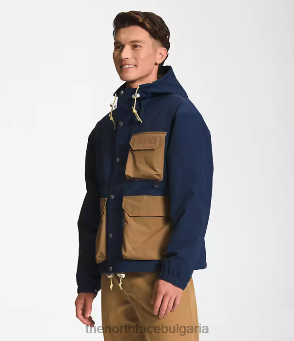 облекло The North Face m66 полезно яке за дъжд summit синьо/утилити кафяво мъже 40DF0294