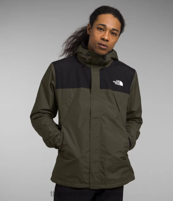облекло The North Face антора триклимат ново тъмнозелено/tnf черно мъже 40DF01002