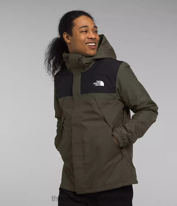 облекло The North Face антора триклимат ново тъмнозелено/tnf черно мъже 40DF01002