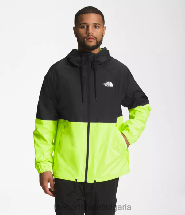 облекло The North Face антора качулка за дъжд tnf черно/led жълто мъже 40DF01198