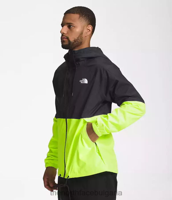 облекло The North Face антора качулка за дъжд tnf черно/led жълто мъже 40DF01198