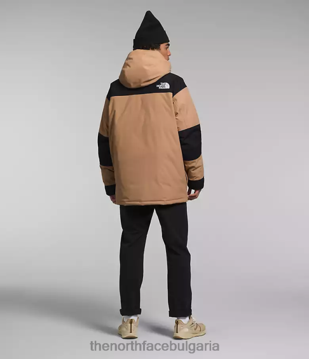облекло The North Face Coldworks изолирана парка бадемово масло/tnf черен мъже 40DF01242