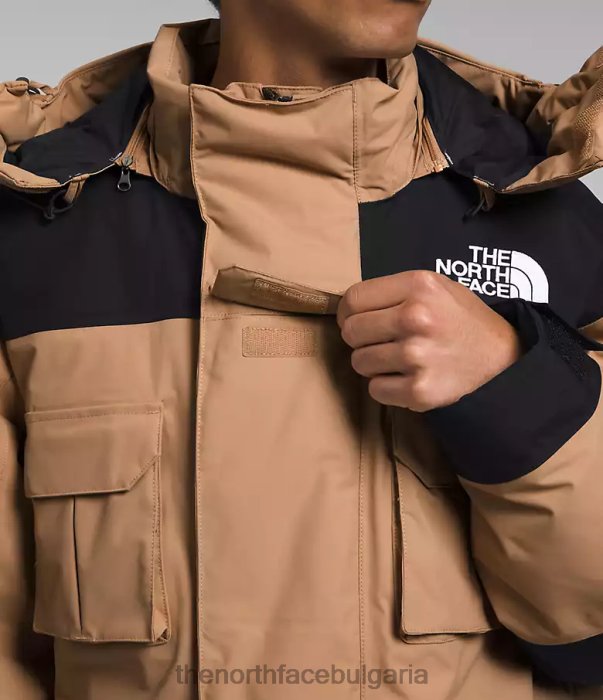 облекло The North Face Coldworks изолирана парка бадемово масло/tnf черен мъже 40DF01242