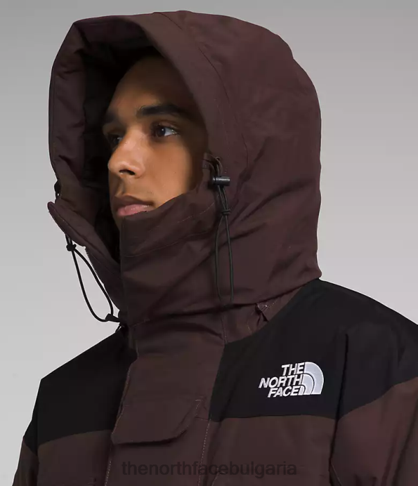 облекло The North Face Coldworks изолирана парка въглищно кафяво/tnf черно мъже 40DF01244