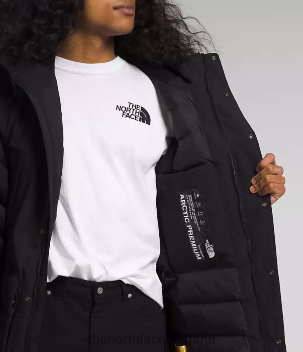 облекло The North Face арктична парка премиум tnf черно мъже 40DF094