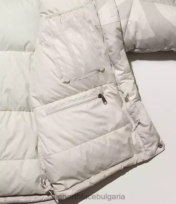 облекло The North Face tnf x kaws retro 1994 хималайска парка kw лунна светлина слонова кост хим печат мъже 40DF0143