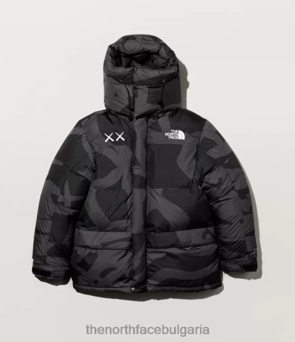 облекло The North Face tnf x kaws retro 1994 хималайска парка kw tnf черно hym печат мъже 40DF0144
