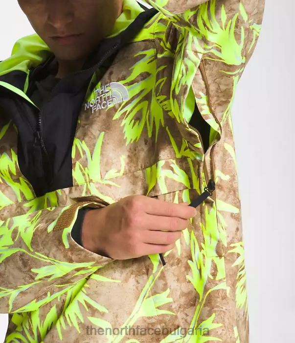 облекло The North Face анорак silvani помощна кафява четка за рисуване/tnf черно мъже 40DF01121