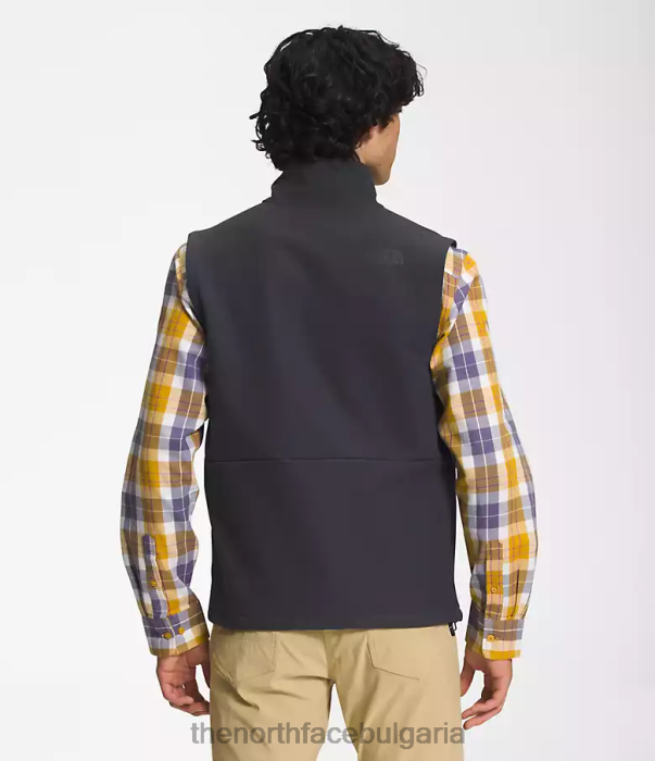 облекло The North Face жилетка camden soft shell асфалтово сив тъмен пирен мъже 40DF0644